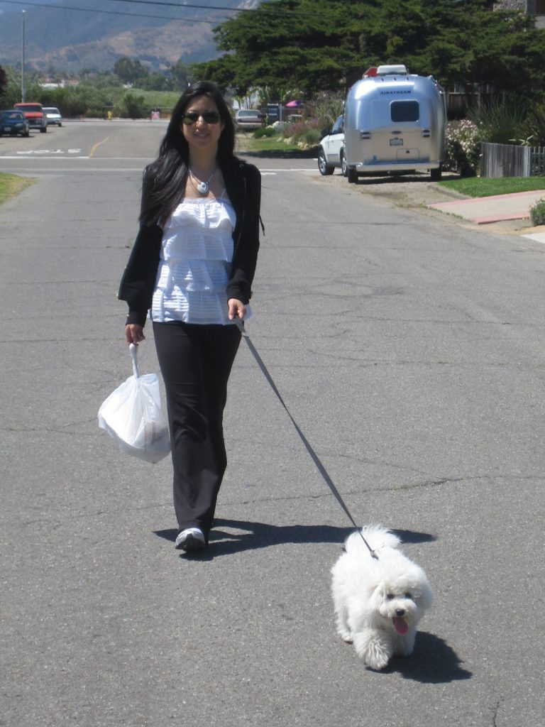 kelly and obi walking