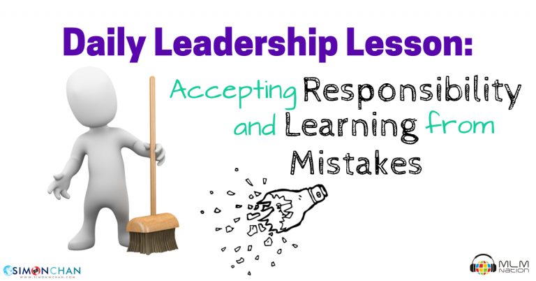 Accepting Responsibility and Learning from Mistakes