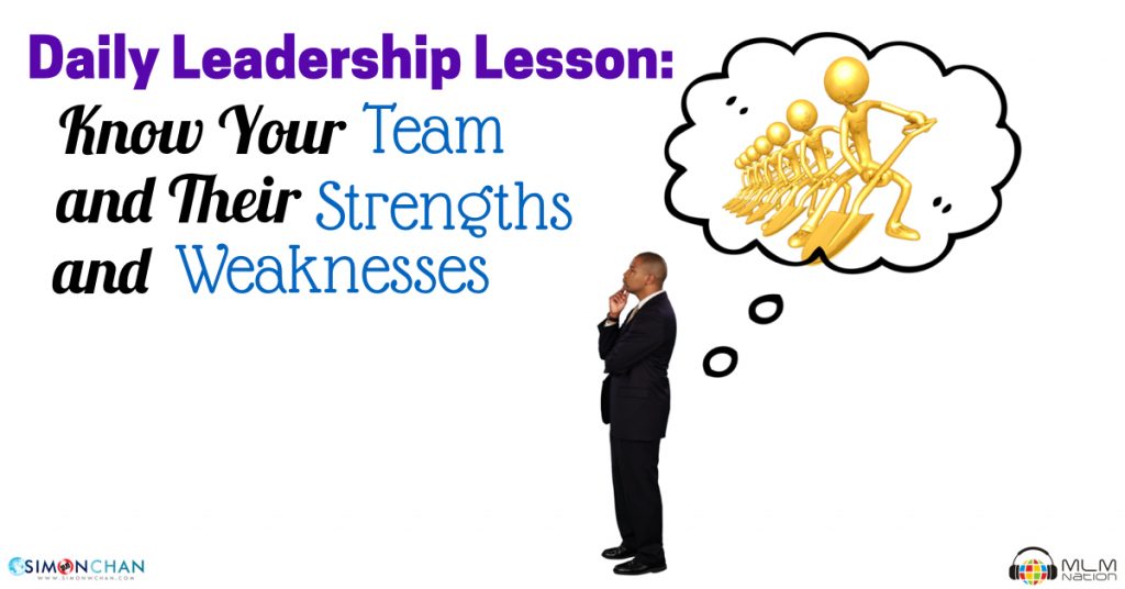 Daily Leadership Lesson: Know Your Team And Their Strengths And ...