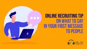 online recruiting message