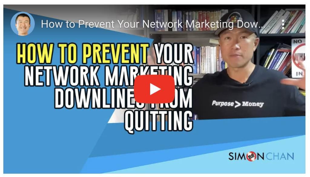 How To Prevent Your Network Marketing Downlines From Quitting