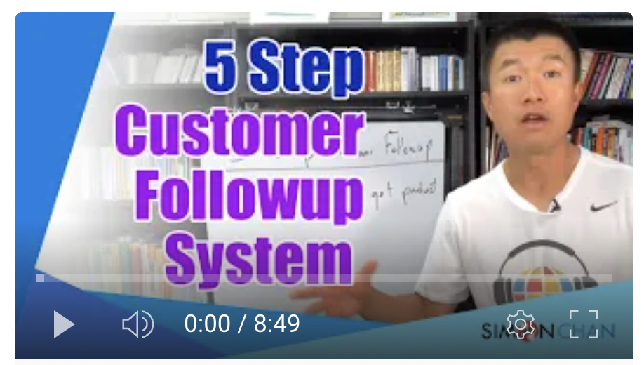 5 Step Customer Followup System