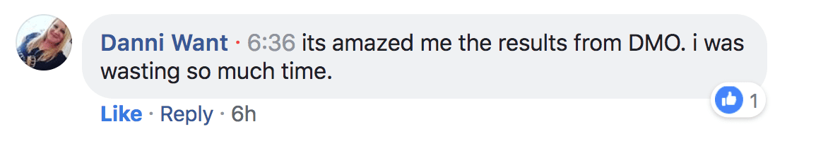 Danni Want DMO results