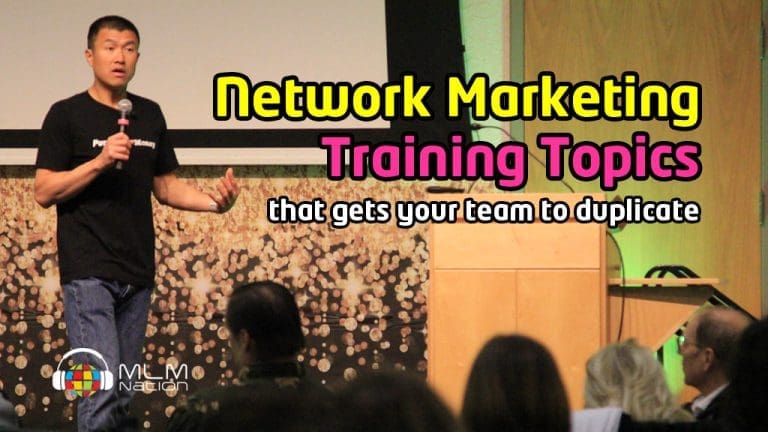 Network Marketing Training Topics to help your MLM team duplicate. Thumbnail